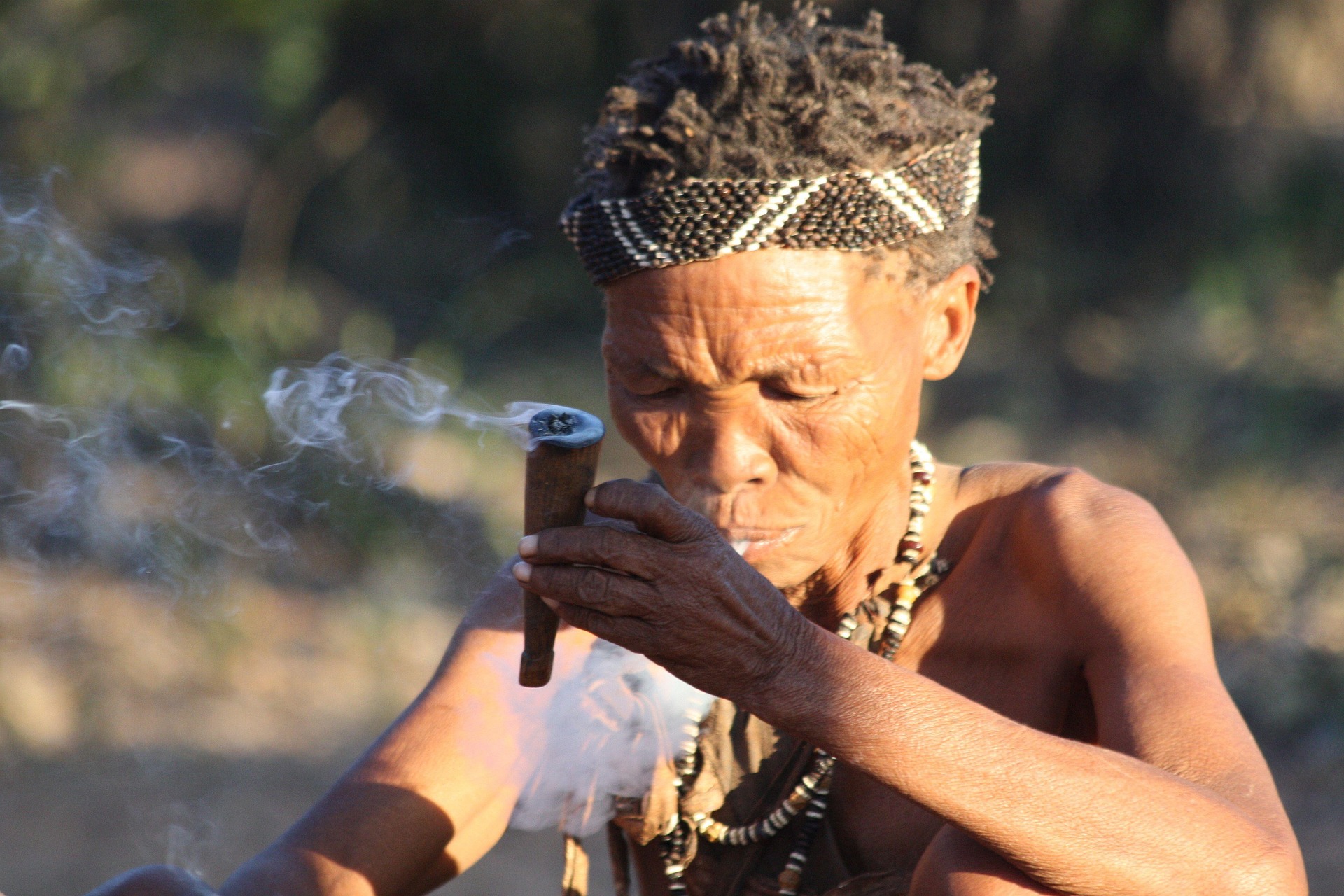 San people central Kalahari Game Reserve 